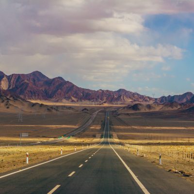 Highway on Qinghai:TAR border