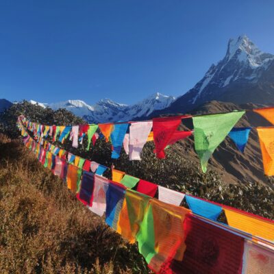 What are Buddhist prayer flags for?