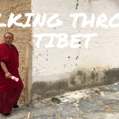 Walking through Tibet